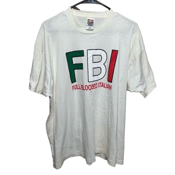 VTG Full Blooded Italian Single Stitch T Shirt XXL - Picture 1 of 5